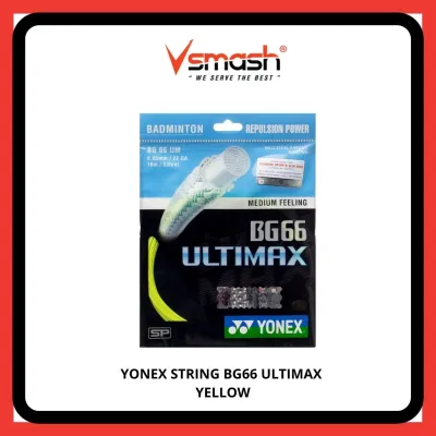 Yonex String BG66 Ultimax Yellow (SP String)