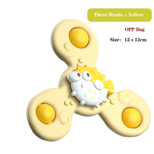 AODUOYAYA Baby Rotating Toy Suction Cup Spinner Finger Sucker Cartoon Kids Spinner Bath Educational Toys