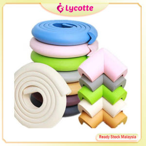 [MALAYSIA] Edge Corner Guards Baby Bumper Edge Strip L Shape kids children Table Corner Edge Protector Corner Guard Foam Table Edge Guard Desk Edge Guard Strip Rounded Corner Protector for Furniture Cushion Rubber Bumper