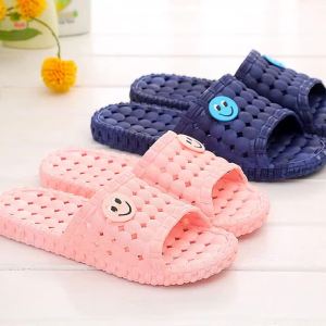 WomenS Summer Bathroom Slippers Cute Indoor Non-Slip MenS CoupleS Shower Drainage Plastic Sandals