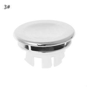 Bathroom Basin Sink Overflow Ring Round Insert Chrome Hole Cover Cap