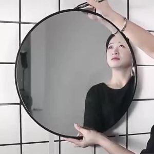 (JIJI.SG) MATYSH Bathroom Hanging Mirror 40/50cm / Bathroom mirror / Toilet