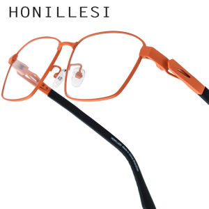 HONILLESI Titanium Eyeglasses Frame Men 2025 New Sports Outdoor Ultralight Glasses Japanese High-Quality Brand Design Full-Rim Optical Eyewear 7304