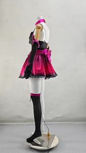 Overwatch Song Hana Night Phantom popular game play Costume set for Halloween performances