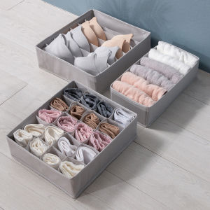 Inaso Kotak Penyimpanan Pakaian Dalam Set 3in1 Organizer Box Storage Underwear Tempat Organizer Lemari Pakaian Kotak Kaos Kaki HSB214
