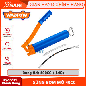 Súng bơm mỡ 40CC WADFOW WGG2540 áp suất làm việc 4500psi ap suất nổ 7000psi bôi trơn phun mỡ động cơ linh kiện máy mócchính hãng