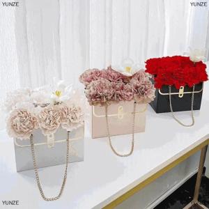 [COD] YUNZE Portable Flower Box Rose Packaging Box Wrapping Paper Bag Gift Box Party Gifts