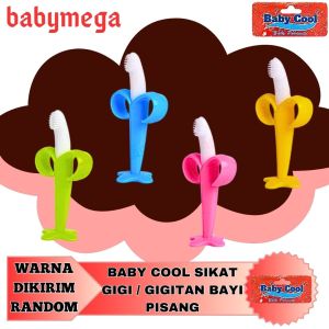 Baby Cool Sikat Gigi / Gigitan Bayi Pisang/babymega