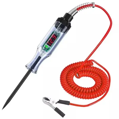 6V 12V 24V Probe Light System Test Probe Lamp Auto Car Light Circuit Tester Lamp Voltage Test Pen Detector