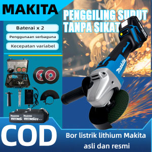 Makita Gerinda Angle 96V  Grinder Mesin Gerinda Tangan Listrik Angle Grinder 4Inch  Tanpa sikat Multifungsi Untuk Potong / Poles Ubin Keramik / Kayu DIY
