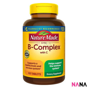 Nature Made Super B-Complex (with Key B Vitamins + Vitamin C) 460 Tablets