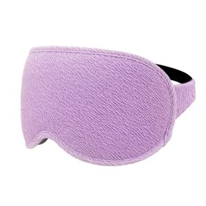 MICACOH Block Out Light 3D Sleep 3D Contoured Zero Eye Pressure Sleeping Blindfold Sleeping Aid Adjustable Strap Eye Cover Sleeping