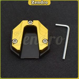 ZEO Motorcycle kickstand Pad Modified Side Stand Shoes Flat Foot Extension Kickstand Pad 1Set