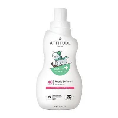 ATTITUDE Baby Fabric Softener - Fragrance Free (40 Loads)