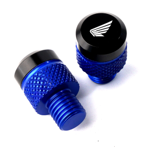 สำหรับฮอนด้า Honda CB500X CB650R CB1000R CB650F CB600F CB500F CB1100 CB1000R อุปกรณ์มอเตอร์ไซค์ M10 * 1.25 CNC อลูมิเนียมกระจกหลุมปลั๊กสกรูน็อต