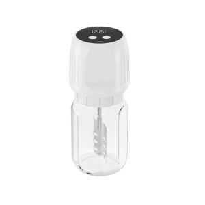 GJURD High Speed Motor Electric Butter Blender Transparent Glass Jar Large Capacity Automatic Butter Mixer Bottle Butter Stirring Tool Efficient Electric Egg Whisk Homemade Butter