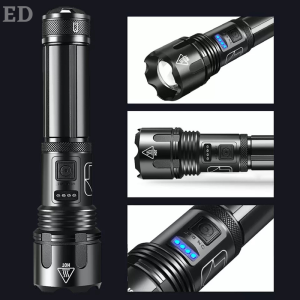 ED XHP50.2 Powerful flashlight 5 Modes Usb Zoom Led Torch XHP50 18650 Battery Best Camping