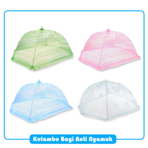Kelambu Bayi Anti Nyamuk Kojong Bayi Lipat Size Jumbo 55x105cm Deo Deo - Perlindungan Anti Nyamuk untuk Bayi dengan Desain Praktis (Homemade.id)