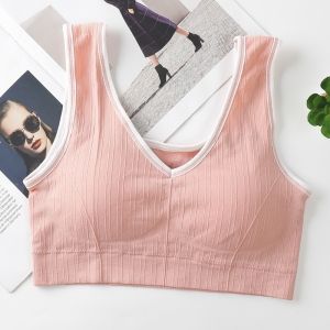 EFBRA526 Bra Tanpa Kawat Pakaian Dalam Wanita Miniset Sportbra Gym Bra Olahraga Push Up