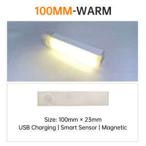 Kangle【on sale】ไฟเซนเซอร์อัตโนมัติ ห้องนอนโคมไฟติดผนังแม่เหล็ก ปุ่มชาร์จ USB โคมไฟข้างเตียงเปิดฤดูกาลเรียน ของขวัญสำหรับนักเรียน