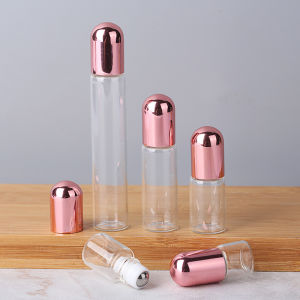 5/10ml Glass Roll On Essential Oil Empty Perfume Roller Ball Bottle Travel