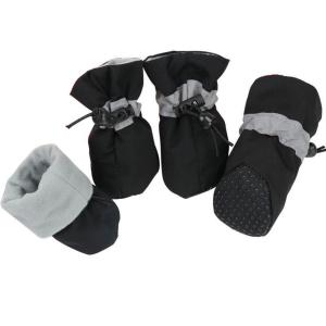 4pcs/set Waterproof Winter Pet Dog Shoes Anti-slip Rain Snow Boots Footwear Thick Warm For Small Cats Dogs Socks Booties