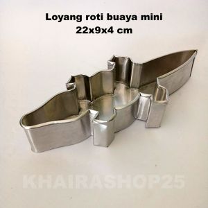 Loyang roti buaya seserahan mini 22x9x4 cm Loyang bentuk buaya
