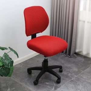 MASTERYX Elastic Split Office Chair Cover ​Breathable​ Anti-dirty Jacquard Armchair Seat Cover Simple Stretchable Lift Rotating Chair Cover for HomeOffice
