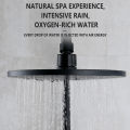 GUGA Shower Set 4 in 1 Stainless Steel Rain Shower Bathroom Premium Shower Rain Hot and Cold Shower Set. 