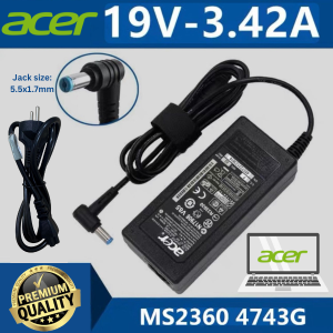 Charger Laptop Acer Aspire Series 19V 3.42A Adaptor Laptop E1-470 E1-432 E1-421 E1-431 E1-472 E1-472G E1-571 E5-471 E5-411G E5-411 E5-421