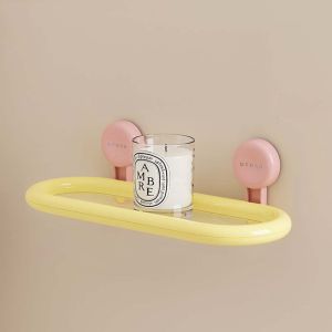 JEHUA Suction Cup Storage Shelf Drainable Free Punch Wall Hanging Storage Rack Creative Durable Toiletries Organizer Bathroom Accessories