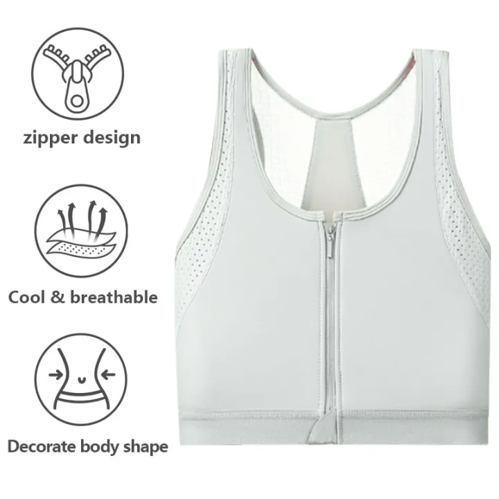 JANEST%20Chest%20Flat%20Slim%20Breast%20Front%20Zipper%20Trans%20Binder%20Tomboy%20Crop%20Top%20Cosplay%20Sportswear%20S-6XL%20-%20Image%202