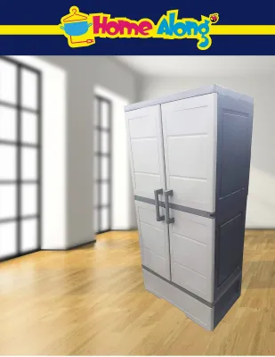 MEGA BOX Plastic Wardrobe with 1 layer Drawer