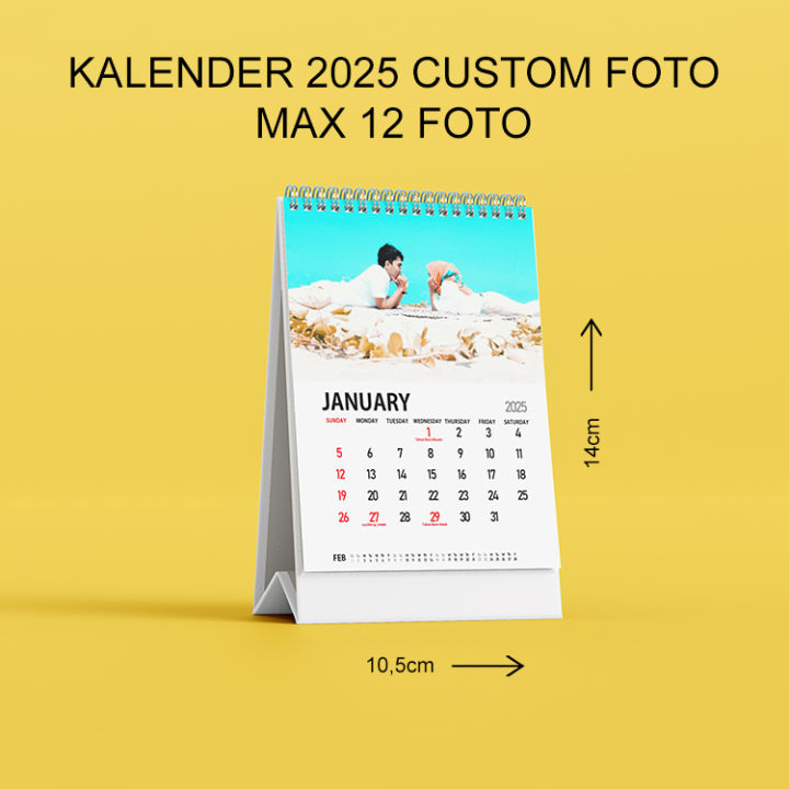 Kalender 2025 Lengkap Bisa Pakai Foto Dan Desain Sendiri/Kalender Meja