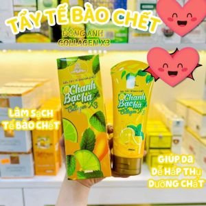 Tẩy Tế Bào Chết Đông Anh Chanh Bạc Hà Collagen x3