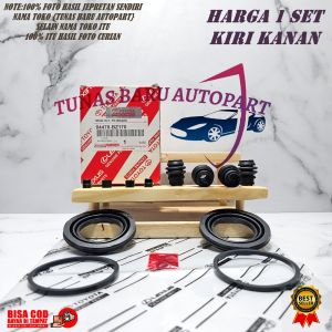 KALIPER KIT KARET REM CAKRAM DEPAN TOYOTA CALYA AVANZA NEW 1SET UNTUK 2RODA