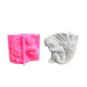 Succulent Planter Mold Girl Flower Pots Silicone Mold DIY Pen Holder Mold Makeup Holder Epoxy Resin Moulds