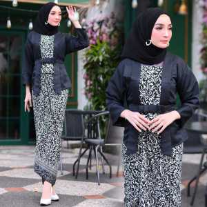 Setelan pakaian kebaya ELNIRA /kebaya moderen kebaya tradisional/kebaya wisuda/baju kebaya kutu baru & rok lilit. Elnira keluaran terbaru