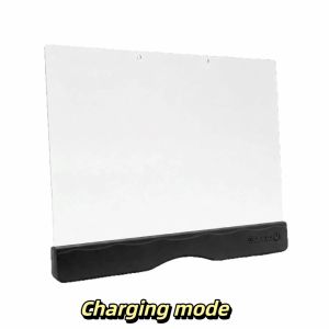 EO4MD Acrylic Panel LED Light Drawing Board Erasable Rechargeable Rechargeable Acrylic Message Board Multiple Glowing Colors Type-C Charging Colorful Glow Drawing Board Kids