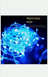 Led Lights 10M100 Lights String Lights Indoor and Outdoor Decoration Flash Lights Lighting Works Christmas Lights Curtains Lights Flowing Water Ice Strip Lights Pendant Lights Celebration Lights Fishing Net Lights Night Lights All around the Sky Star Gua