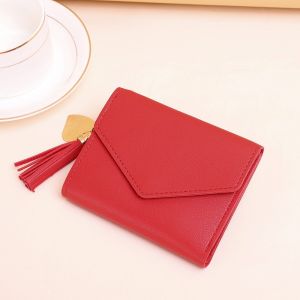 2028 ( READY STOCK ) WALLET SHORT ZIP PURSE LUXURY KOREA COIN FOLD PU SLING BAG EU FASHION HOUSE