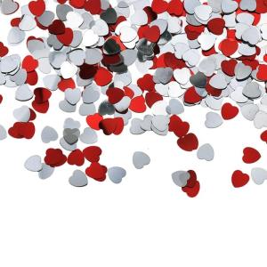Distinctive Heart Confettis Accessories Unique Confettis for Party Decorations Birthdays Weddings Anniversaries and More
