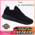SEPATU NICE PRIA SERIES WARNA HITAM FULL Black School Shoes. 