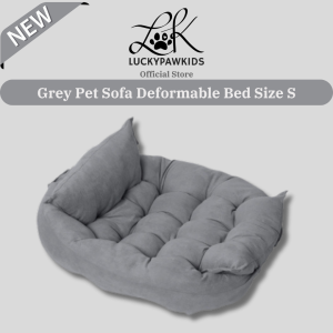 Dog Bed Cushion and Comfortable Multi-Functional Folding Square Bed Pet Sofa Deformable