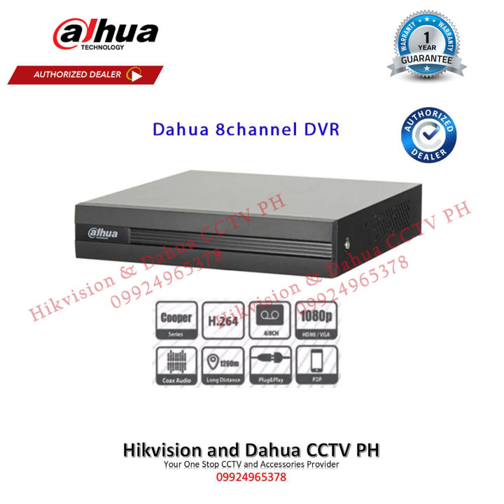 Dahua CCTV DVR 8CH Face Detection Motion Detect Digital Video  Recorder For CCTV Camera Dahua DVR DH-XVR1B08-I