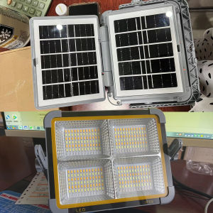 SXH 4 Combination 1 Large Solar Panel Charging Lamp Solar Portable Lamp LED Portable Camping Light   Batch