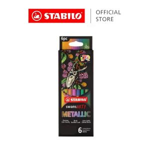 STABILO swans ARTY Coloured Pencils with Gold & Silver colours box of 12/24/48
