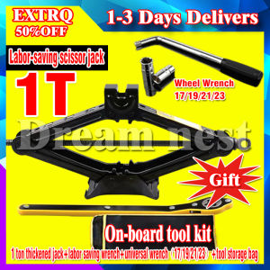 Scissor Jack With Free Wrench And Tool Kit Off-Road Vehicle Electric Car Small Car Labor Saving Jack