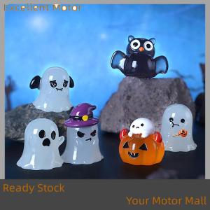 Excellent Ready Stock 1PC Mini Halloween Ball Easy To Carry Resin Pumpkin Resin Ornaments Micro Landscap Resin Faceless Ghost Party Supplies