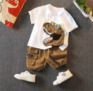 SETELAN BAJU ANAK TERBARU DINO UNTUK USIA 1-5 TAHUN